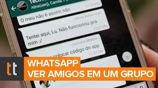 Como encontrar membros em grupos do WhatsApp [upl. by Mahau29]