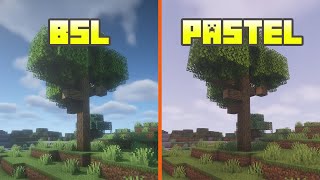 BSL Shaders vs Pastel Shader  Shader Comparison [upl. by Martinic]