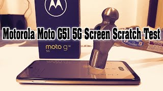 Motorola Moto G51 5G Screen Scratch Test  Gorilla Glass [upl. by Renruojos]