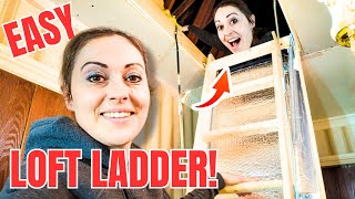 How l installed a DIY loft ladder hatch kit without a PRO [upl. by Flannery704]