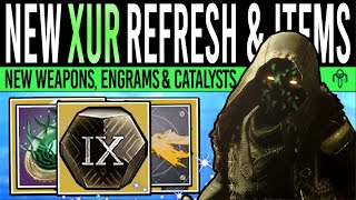 Destiny 2 XURS NEW WEAPONS amp EXOTICS New Location Engrams Armor amp Catalysts 14 June [upl. by Hahnert]