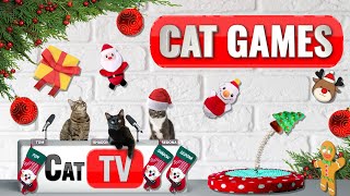 CAT Games  Meowy Christmas Dreams A Whisker Wonderland Spectacle 🎁🎅🎄  Videos For Cats to Watch 😼 [upl. by Nairbo]