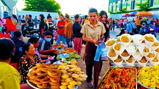 Cheap and Tasty Authentic Cambodian Street Breakfasts Under  1 Street Food Favorites for Factory [upl. by Primaveras]