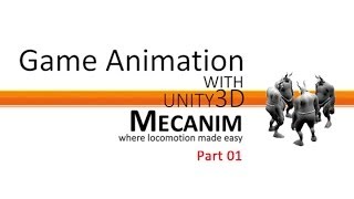 Game Animation with Mecanim Part 1  The workflow to Unity3D [upl. by Oicul]