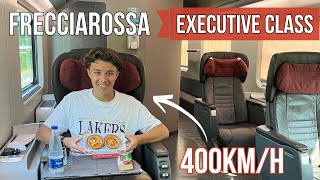 Inside Italy’s INSANELY LUXURIOUS First Class High Speed Train  Frecciarossa 1000 [upl. by Jacobah263]