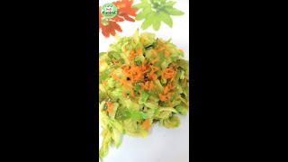 Zucchini Pasta Vegan Recipe  Healthy Food  Fast and Easy to Cook [upl. by Adnuhsar]