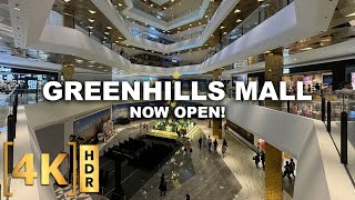 The Brand New GREENHILLS MALL is Now Open  5 Floors Walking Tour  San Juan City Philippines [upl. by Kimberley438]