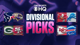 NFL DIVISIONAL ROUND PICKS For Every Game This Weekend I CBS Sports [upl. by Ecirtram515]