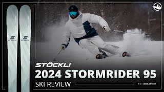 2024 Stockli Stormrider 95 Ski Review with SkiEssentialscom [upl. by Nnyliram348]