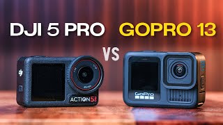 DJI Action 5 Pro vs GoPro 13  Best Action Camera of 2024 [upl. by Carine398]