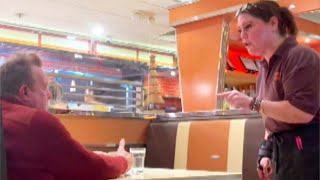 Waitress Applauded for Kicking Customer Out of Diner [upl. by Nido]