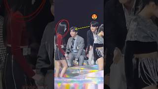 J Hopes Reaction To Jisoos Beauty 😍 blackpink kpop jisoo lisa jennie rose bts jhope [upl. by Adnamor747]