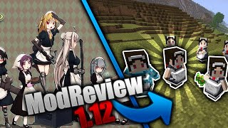 Little Maid Mob MOD  Sirvientas en Minecraft  Minecraft mod 1122 Review ESPAÑOL [upl. by Legim]