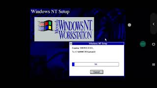 Installing Windows NT 351 build 1057 RTM [upl. by Abshier]