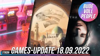 STADIA GamesUpdate amp Spiele Vorschau kein AC Mirage dafür Martha is Dead amp Arcade Paradise [upl. by Byrne]