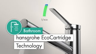 hansgrohe EcoCartridge Technology [upl. by Elrak]