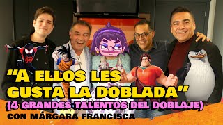 “A ellos les gusta la doblada” 4 grandes talentos del doblaje [upl. by Lotsyrc]