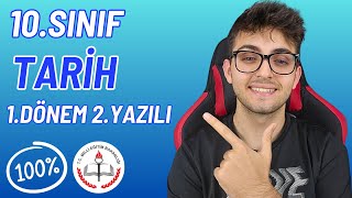 10Sınıf Tarih 1Dönem 2Yazılı Çözümü  100 MEB Uyumlu  ymileyazilimvar [upl. by Bracci]