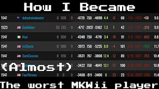 How I became the Worst Mario Kart Wii player almost [upl. by Nibram]