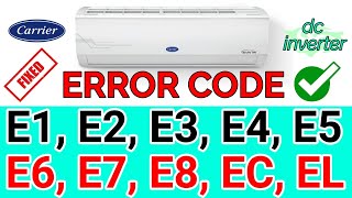 carrier ac error codes refrigeration full solution Carrier ac dc all error codes list [upl. by Byran584]