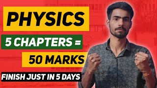 JEE 2024 High weightage Chapters in Physics🔥 5 Chapters  50 Marks  April Attempt [upl. by Merell]