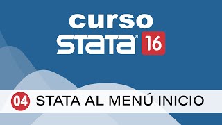 🔵 Curso de Stata 004 Stata al Menú Inicio [upl. by Ennagrom]