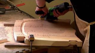 Sculpting a Maloof Chair Seat  by Scott Morrison woodworker [upl. by Jews]