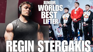 Regin Stergakis Junior Worlds’ Best Lifter amp Rising Star [upl. by Aihc805]