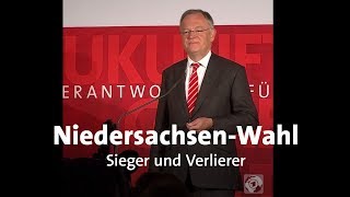 NiedersachsenWahl Sieger und Verlierer [upl. by Aikcir45]