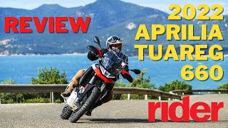 2022 Aprilia Tuareg 660 Review [upl. by Tay]