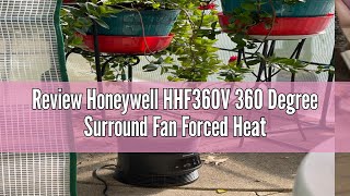 Review Honeywell HHF360V 360 Degree Surround Fan Forced Heater with Surround Heat Output Charcoal Gr [upl. by Trinity305]