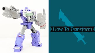 How To Transform Transformers Siege Deluxe Class Refraktor [upl. by Uund]