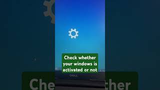 How to check whether your windows 10 is activated  video ytfeed trending shorts [upl. by Adiahs]