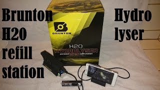 BRUNTON HYDROLYSER  Hydrogen Reactor refill station [upl. by Hainahpez77]