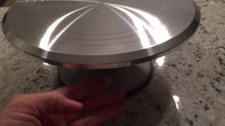 Ohuhu Aluminium Alloy Cake Turntable cakestand JustPlumCrazy [upl. by Endora]