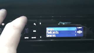 Pioneer DEH80PRS iPod Functionality [upl. by Aisenat]