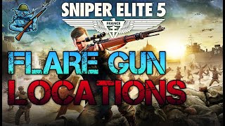 All Flare Gun Locations  Sniper Elite 5 [upl. by Malda]