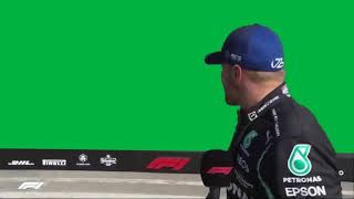 Valtteri Bottas reacts to Hamilton and Verstappen Crash Green Screen [upl. by Donavon824]