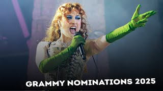 grammy nominations 2025  2025 grammy nominations  usa [upl. by Ymmot]