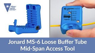 Jonard Tools MS6 MidSpan Access Tool  Available from Fiber Optic Center [upl. by Beatrix579]