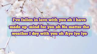 Chidinma Fallen in love lyrics video [upl. by Coray117]