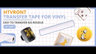 HTVRONT Transfer Tape for Vinyl [upl. by Atteselrahc]