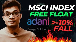 Adani energy solutions share price news msci [upl. by Eiramenna]