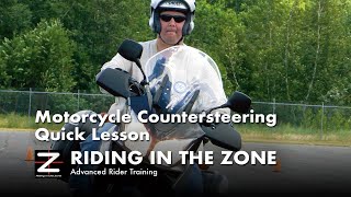 Motorcycle Countersteering Explained Quick Lesson [upl. by Duane]