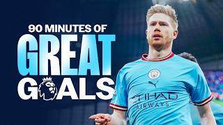 90 MINUTES of great Man City goals in Premier League  19922024 on shuffle [upl. by Mears137]