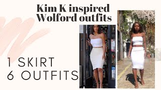 Kim K inspired Wolford outfits using the fatal dress  Anesu Sagonda [upl. by Bac]