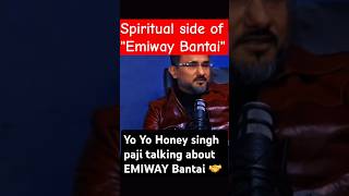 YO YO HONEY SINGH TALKING ABOUT EMIWAY BANTAI emiway emiwaybantai yoyohoneyshingh honeysingh [upl. by Eidarb435]