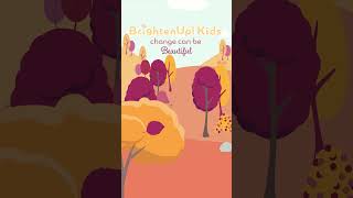 Teach children about the beauty of change mindfulnessforkids changeisbeautiful fallcolors [upl. by Leede]