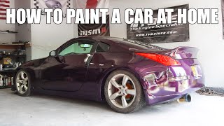 How To Paint a Car at Home in 15 Minutes WITHOUT A PAINT BOOTH [upl. by Winnah918]