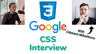 Frontend CSS Coding Interview  Ft Clément Mihailescu [upl. by Alathia609]